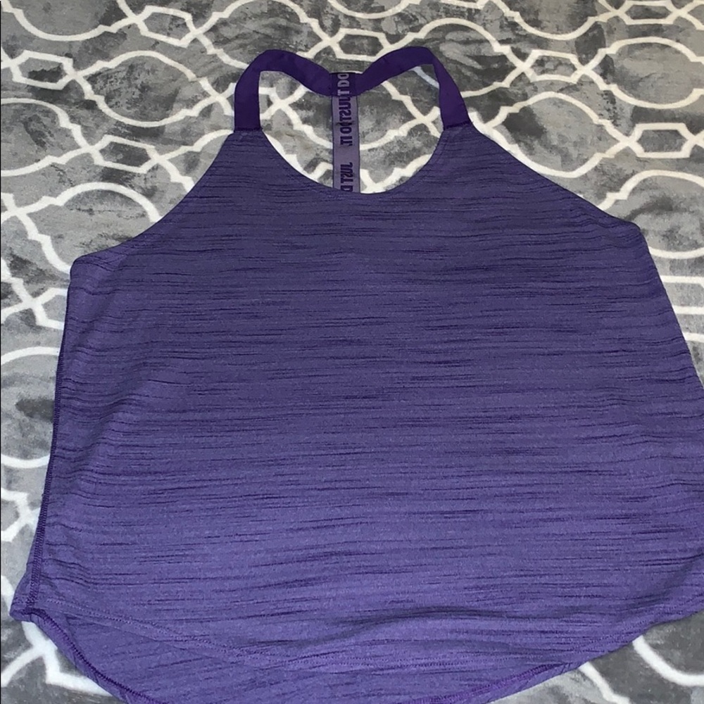Purple Nike Just do it Razorback tank